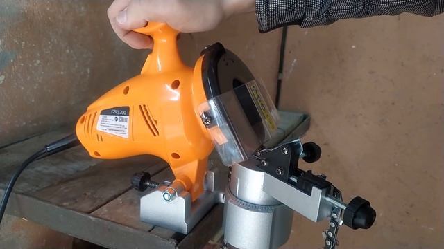 Станок для заточки цепей Вихрь СЗЦ-200. Пример работы смотреть онлайн