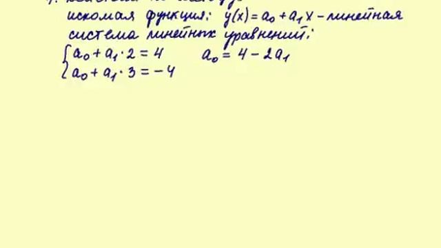 7 Линейная интерполяция Метод неопределенных коэффициентов Ручной счет Контр работа 3 для заочников смотреть онлайн