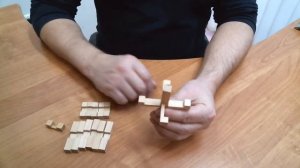 Деревянная головоломка Сорлярис  арт. 91175 от компании ЭВРИКА, её решение.