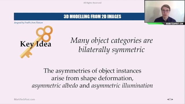 Unsupervised Learning of Probably Symmetric Deformable 3D Objects from Images in the Wild смотреть онлайн