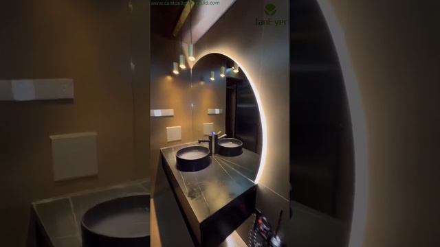 semicircle shape Vanity bathroom mirror #bathroomaccessories #bathroomdecor #light #lightedmirrors смотреть онлайн