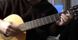 урок на гитаре, кавказский бой