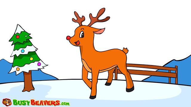 “Rudolph the Red Nosed Reindeer“ | Busy Beavers Christmas Song, Babies, Toddlers, Preschool