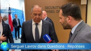 Serguei Lavrov dans Questions et Réponses