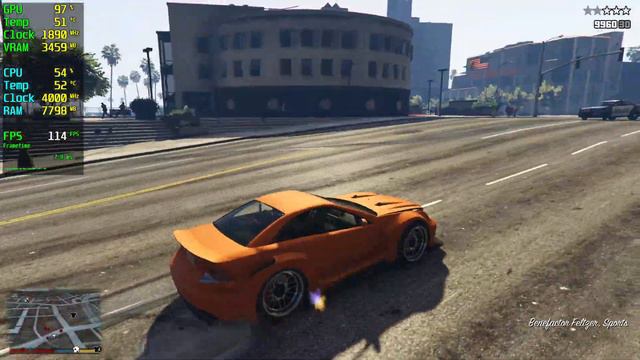 GTA 5 GTX 1650 - 1080p Medium, High, Ultra, смотреть онлайн