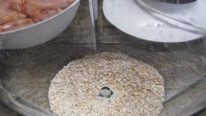 Куриные крылья в овсяной панировке