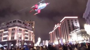 летающий дед мороз в новогоднюю ночь москва