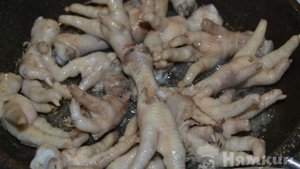 Жареные куриные лапки