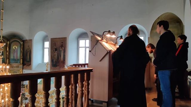 Сугубая ектения N1 муз. Ирд. Пантелеимона смотреть онлайн