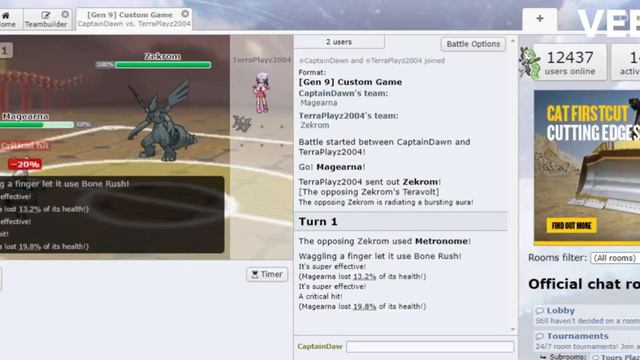 Legendary Pokemon Metronome Tournament - Top 16 - Zekrom Vs Magearna смотреть онлайн