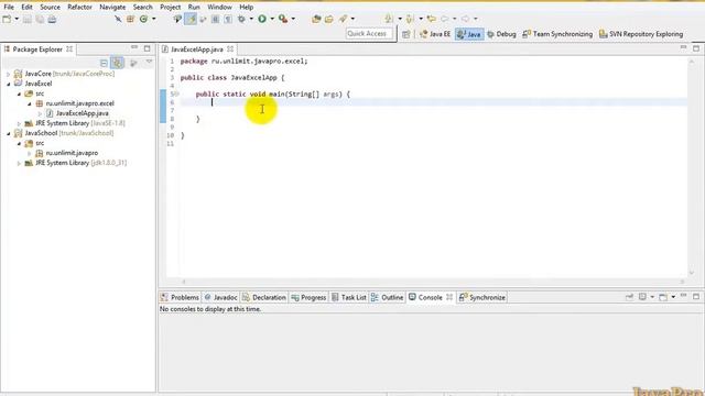 Java+Excel. Урок 1: Установка Apache POI в Eclipse смотреть онлайн