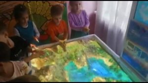 Занятие в интерактивной песочнице!
