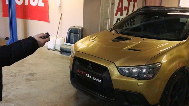 Автозапуск через штатный брелок Mitsubishi смотреть онлайн