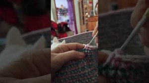домик для кошки крючком