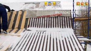 ЗАМЕНА КРОВЛИ ЗИМОЙ ?️ ОРИГИНАЛЬНЫЙ ЭКОНОМ ВАРИАНТ ЗАМЕНЫ ОНДУЛИНА НА ПРОФЛИСТ ?♂️??