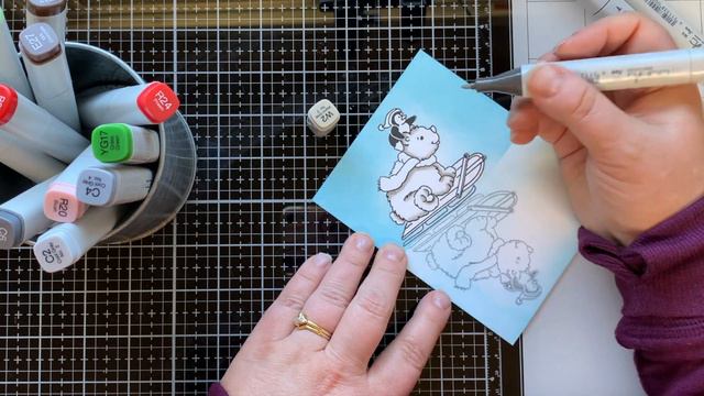 Dare 2B Artzy & My Sweet Petunia Hop - MISTI + Gel Press for a reflection card. смотреть онлайн