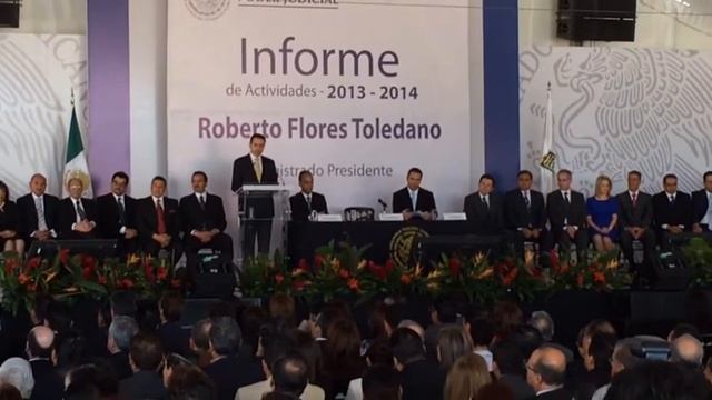 Roberto Flores Toledano rinde su primer informe como presidente del TSJ de Puebla смотреть онлайн