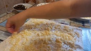 Лаваш с грибами, сыром и яйцом?