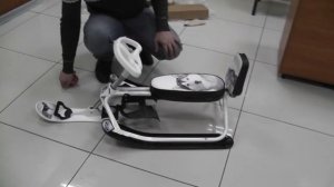 Обзор и сборка снегоката со спинкой СНК 10-02 Дэми Kiddy Lux