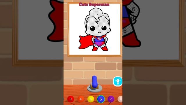 Bubble Shooter with cute Superman funny , cool, ios game#bubbleshooter #ytshorts