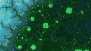 Stibium - Mandelbrot set fractal zoom - Infinite Forest  5.87e107 Full HD