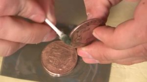 как очистить от окиси и грязи за 2 минуты старые медные монеты