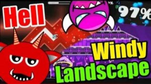 ВРЕМЯ МСТИТЬ! 97% НЕ остановят! Windy Landscape! Hell! Geometry Dash 3 сезон!