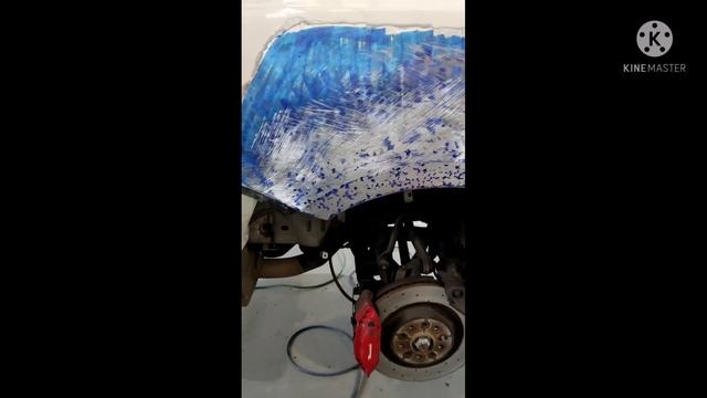 ремонт крыла Maserati Ghibli, видео без эффектов и монтажа... смотреть онлайн