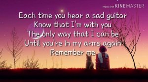 Remember Me - "Coco" Disney/Pixar (Joseph Vincent Cover) (Lyric Video)