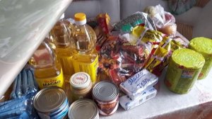 Поездка из города в деревню на поезде.Закупка продуктов.