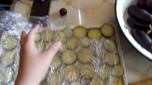 Заморозка баклажан на зиму! Легко,просто и компактно!