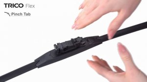 Установка дворников Trico Flex - Pinch Tab