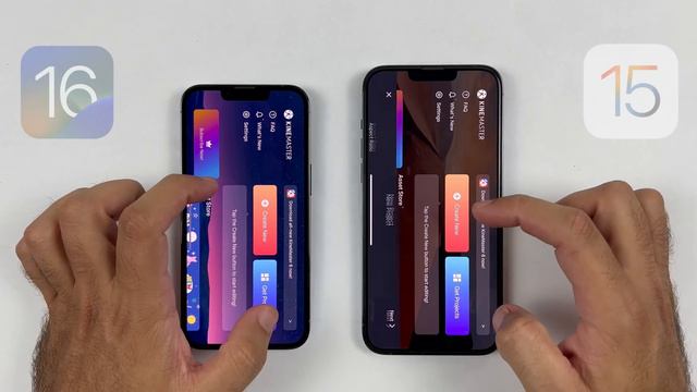 iOS 16 vs iOS 15 SPEED TEST - iPhone 13 Pro (iOS 16) vs 13 Pro Max (iOS 15) | iOS 16 is Much Better смотреть онлайн