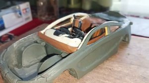 Стадия лепки BMW M8 COMPIT!