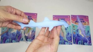 Игрушки тянучки антистресс "Мир акул" от ДобрБобр | Вся коллекция акул Акул | Не тонут и тянутся