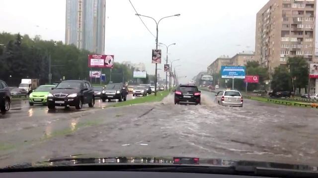 Дождь в Москве (05.08.2013)