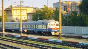 Путешествие на поезде. Житомирская область, вид из окна поезда №099К