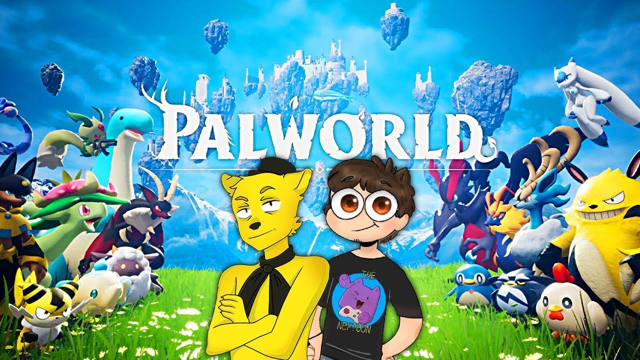 Фнаф Плей и Нептун в Мире Покемонов  PalWorld
