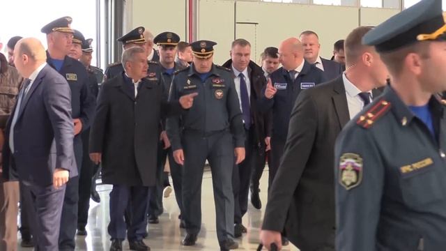Казань. Рабочая поездка Министра МЧС России А.В. Куренкова (авиационный и вертолётный завод)