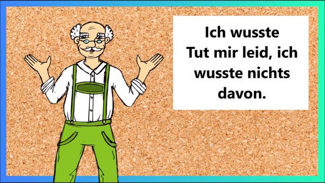 Deutsch lernen: das Verb "wissen" - Konjugationen & nützliche Beispielsätze / German lesson A2 / B1