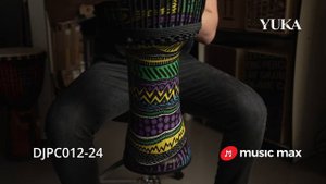 Djembe YUKA DJPC012-24 Rope Tension Sarong Caribean 12˝