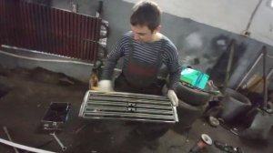 Тюнинг решетки радиатора ВАЗ 2107 за 300 рублей, бричка поджопник