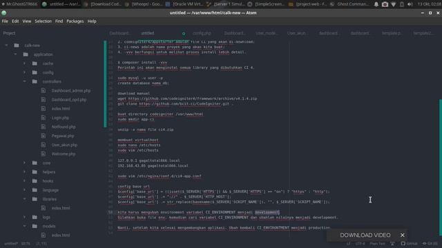 Deploy Install and Konfigurasi Codeigniter 4 with Webserver Nginx On Ubuntu Server GNULinux