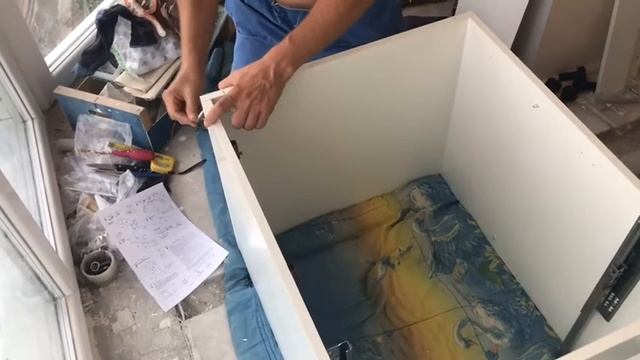 Как собрать шкаф с выдвижными ящиками смотреть онлайн