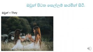 Grade 6 Unit 2 Present Continuous Tense. වර්තමානයේ කරමින් සිටින ක්රියා.