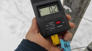Температура под землей удивляет! Смотрим, что стало после морозов. Глубина до 50 сантиметров.