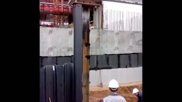 Погружение шпунта ПВХ Монблан смотреть онлайн