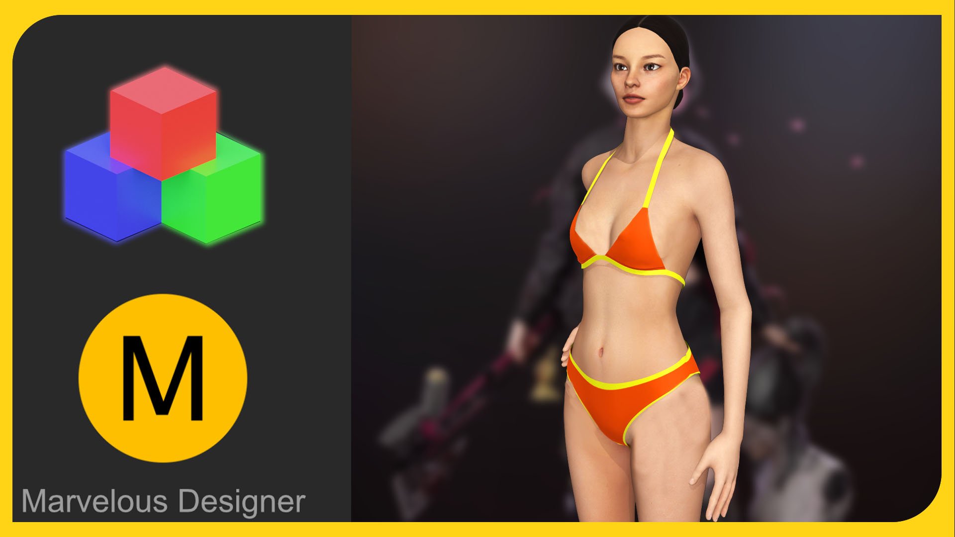 [6] Создаем раздельный купальник для Люси в Marvelous Designer | Кройка и шитье