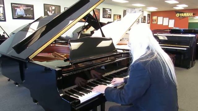 Eric Bikales playing a pre-loved Kohler & Campbell Grand " Follow the Path" смотреть онлайн