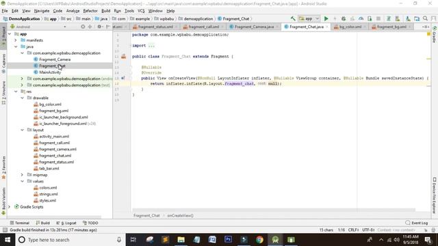 Create Tab Layout using ViewPager and Fragment in android studio in Hindi смотреть онлайн